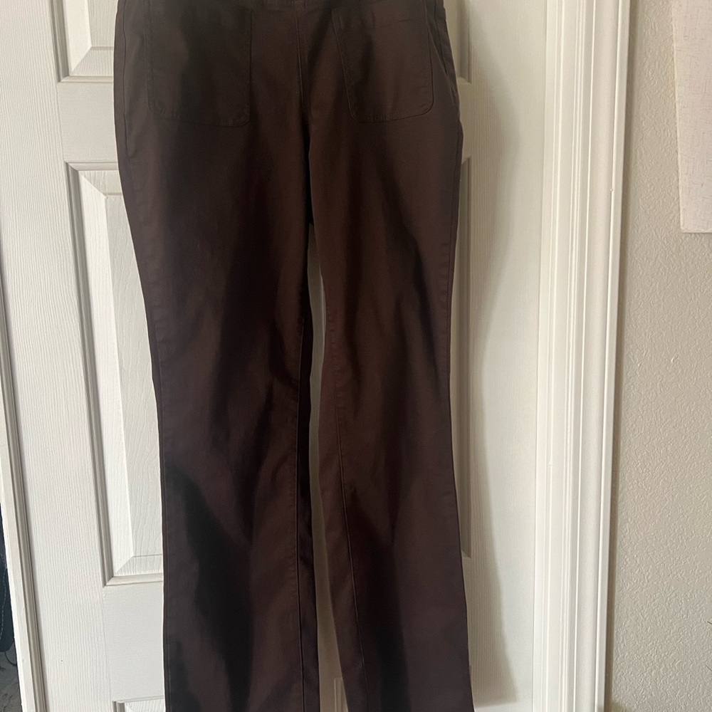 Belle by Kim Gravel Chocolate Flare Pants